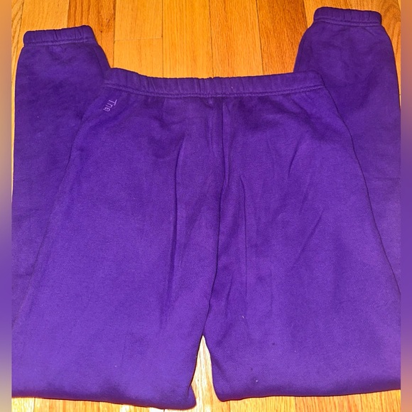 TNA Aritzia cozy af fleece perfect hi-rise sweatpants electric violet women’s s - Picture 4 of 13